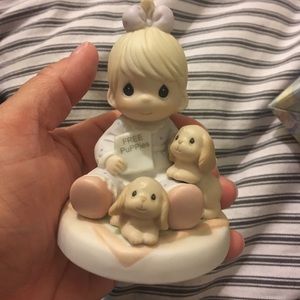 God Loveth a Cheerful Giver with puppies